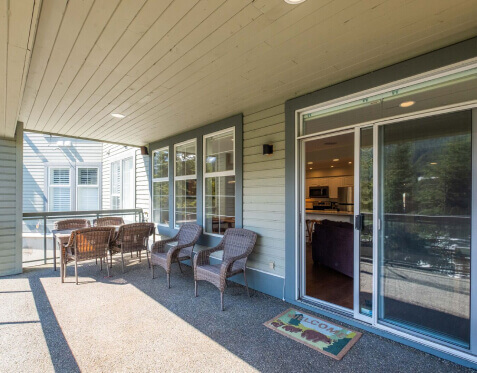 Patio with outdoor seating