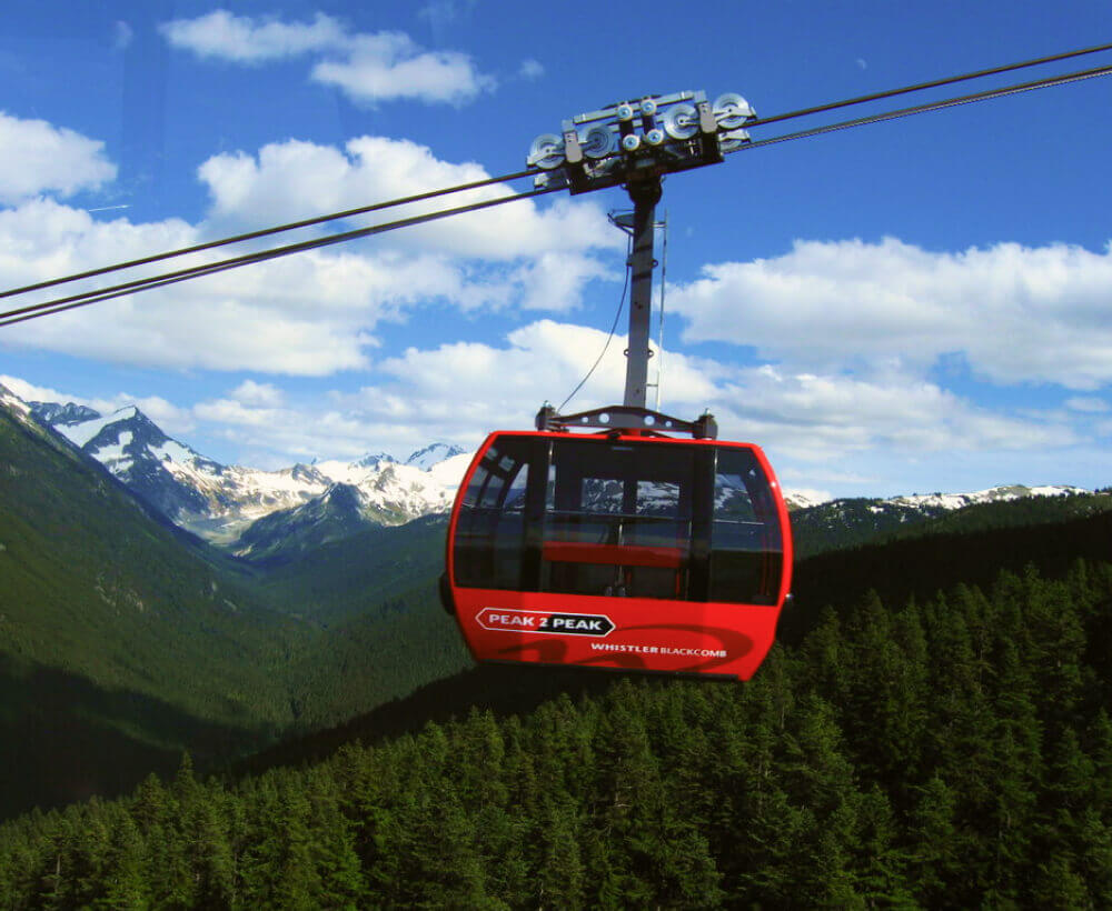 Enjoying various summer activities in Whistlers outdoors